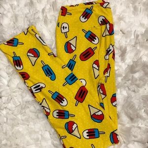 LulaRoe Leggings Fourth of July One Size